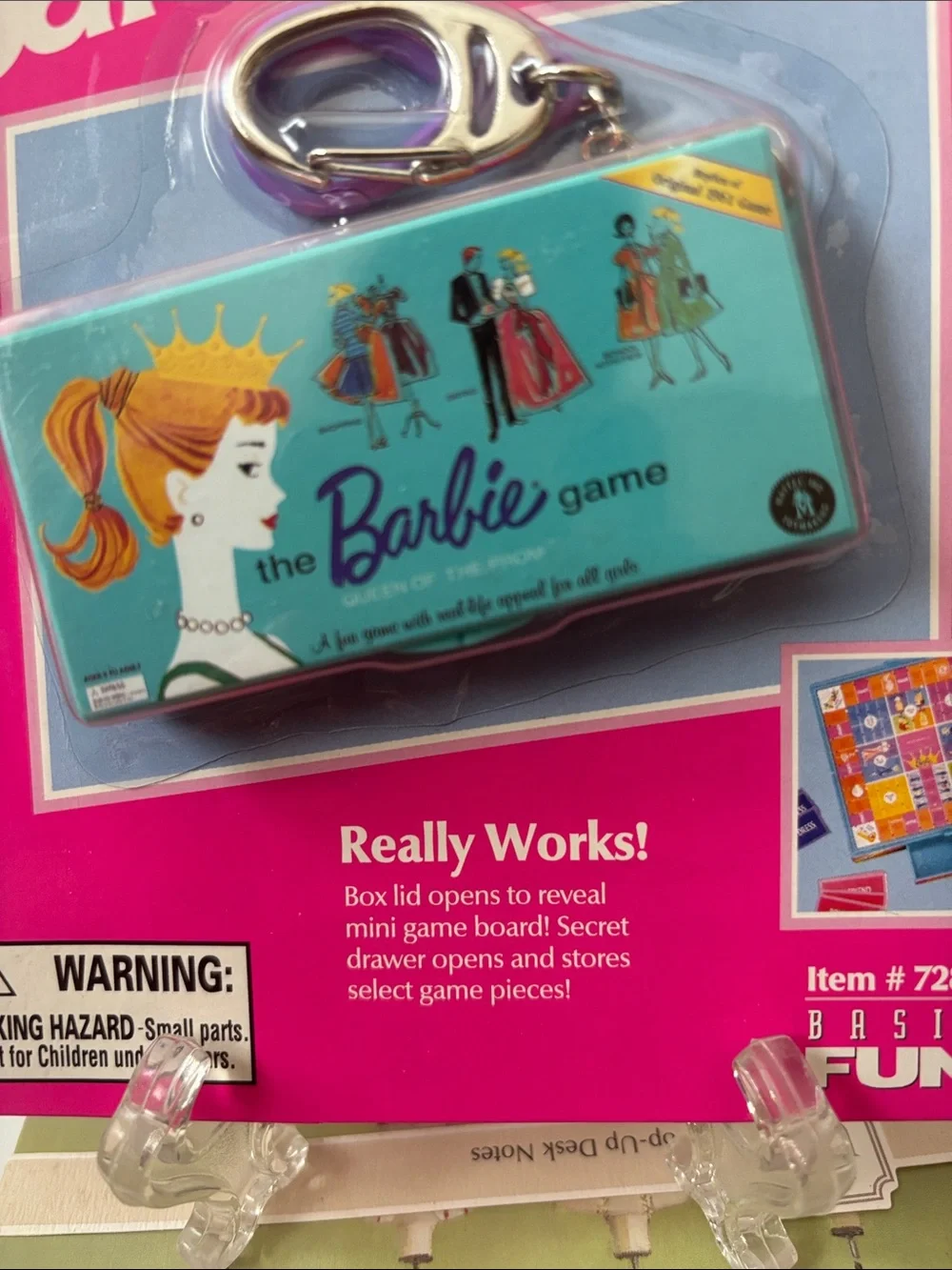 1999 Barbie Queen of the Prom Keychain by Basic Fun—Item #728-0